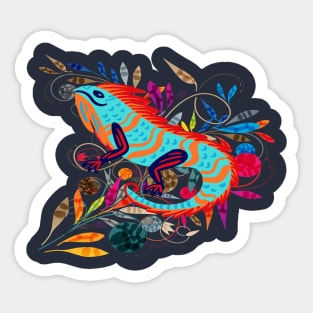 Whimsical Creatures | Iguana Sticker